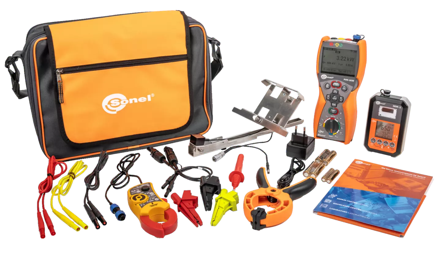 Sonel PVM-1020 KIT - Tester fotovoltaických systémov 1000 V DC / 20 A DC